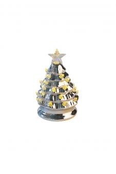 Weihnachtsbaum mit LED Luce, S, silber 