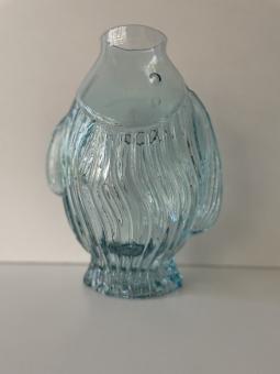 Vase Fisch Jacquard, M, Blau 