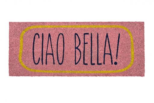 Fußmatte "Ciao Bella", rosa 