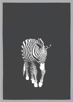 Geschirrtuch Safari Zebra